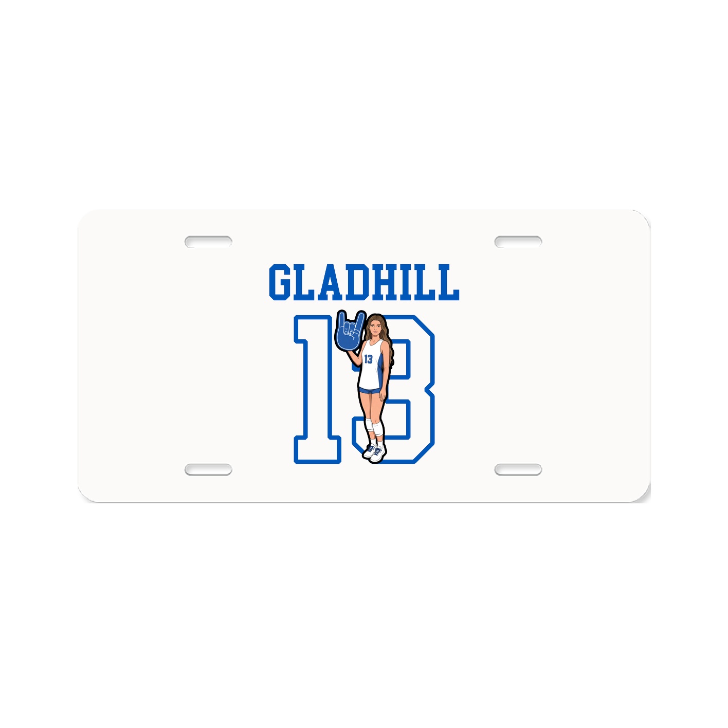 License Plate — Shirsey in Classic