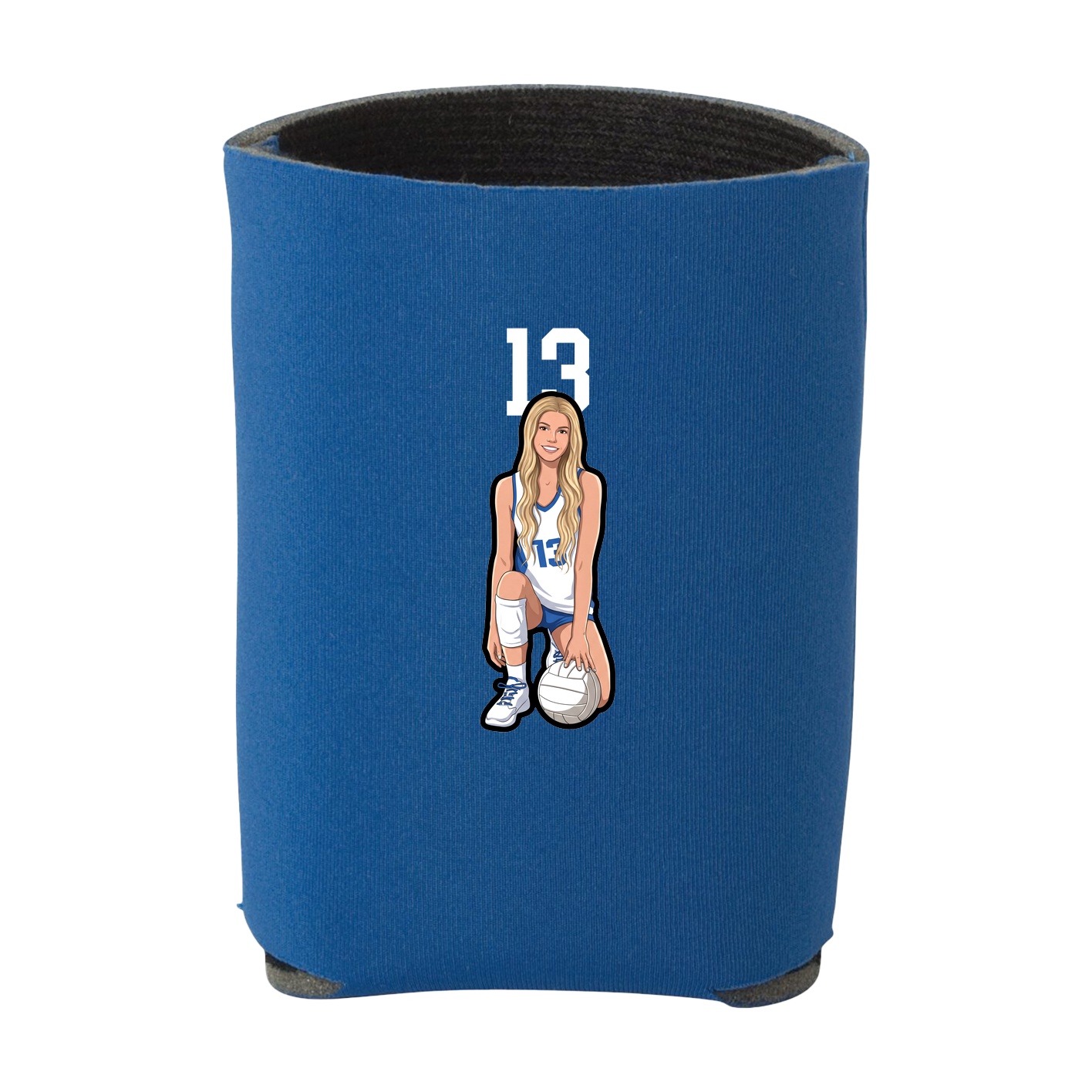 Can Holder — Number Top in Royal