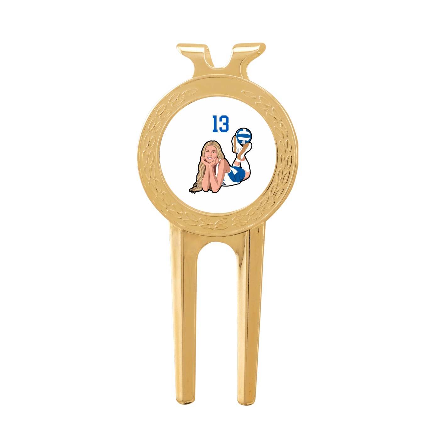 Divot Tool with Ball Marker — Number Top in Classic