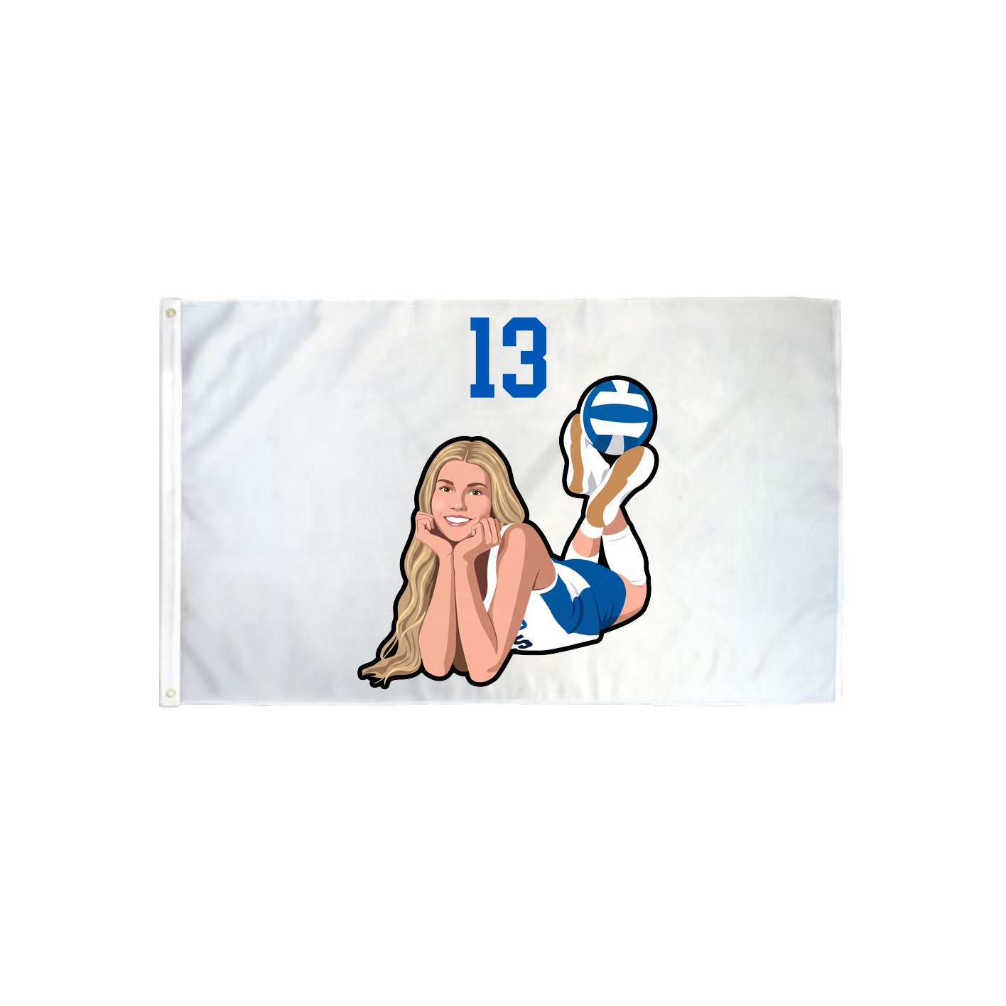 3x5 Flag — Number Top in Classic
