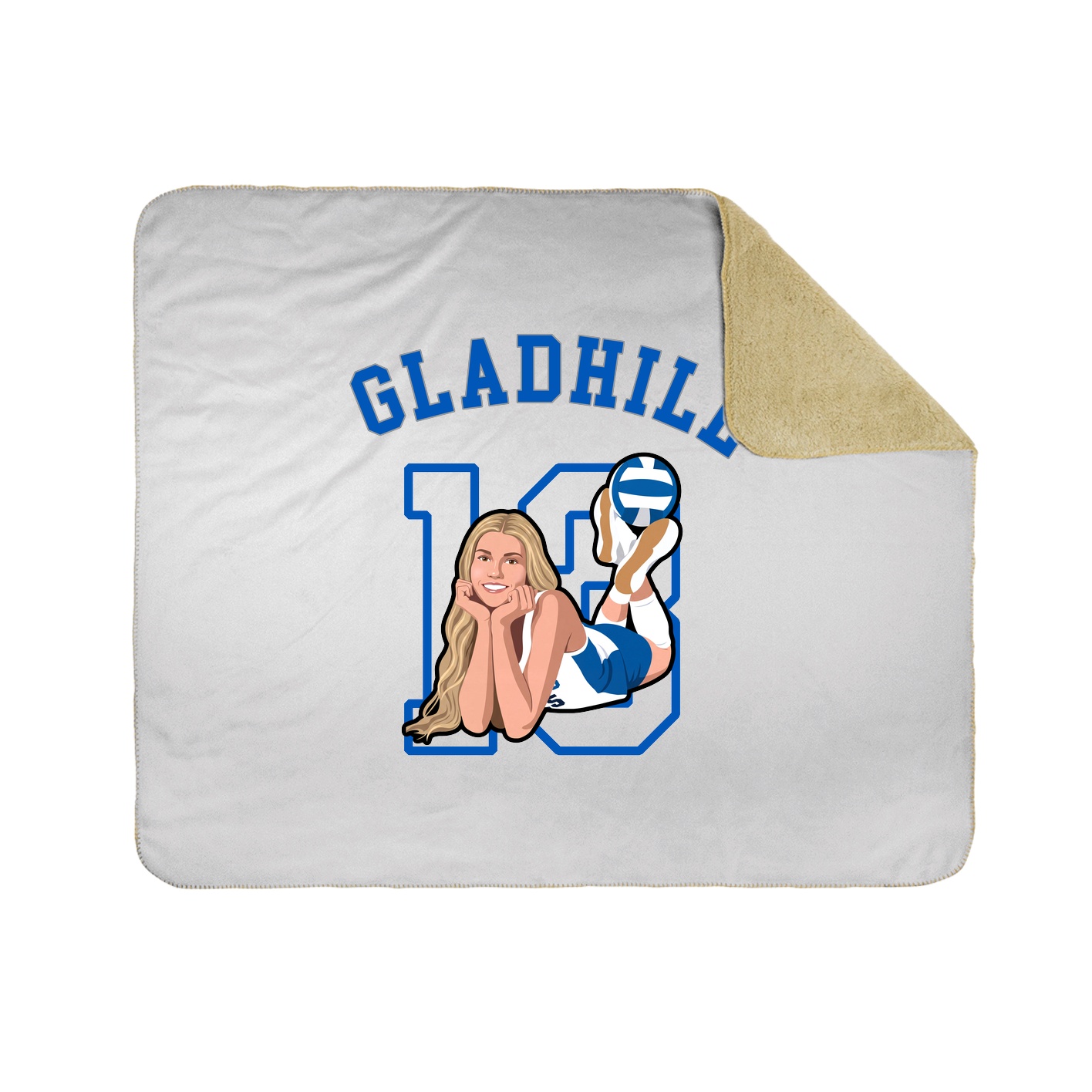 Throw Blanket — Shirsey Arch in White