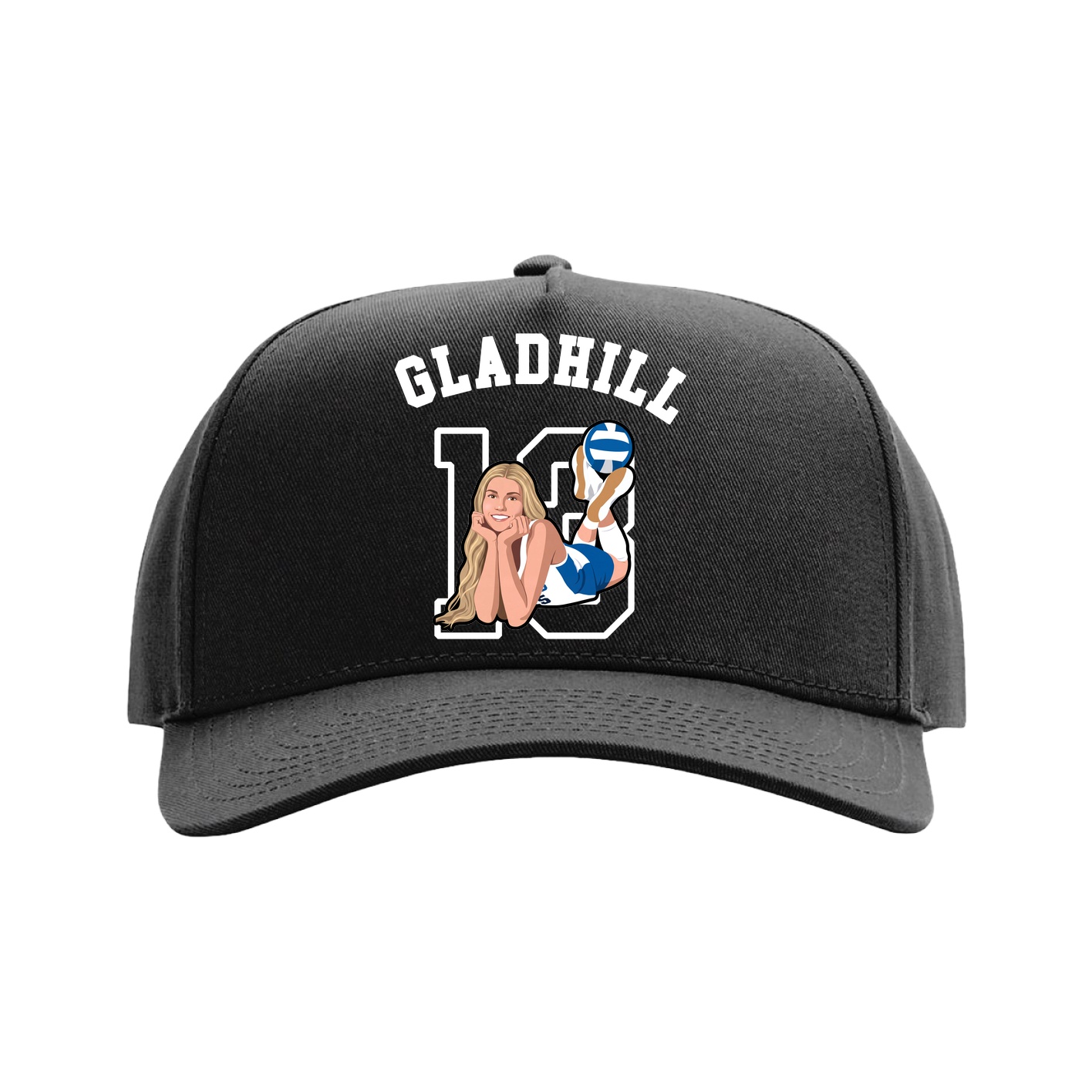 Full Fabric Five-Panel Champ Cap