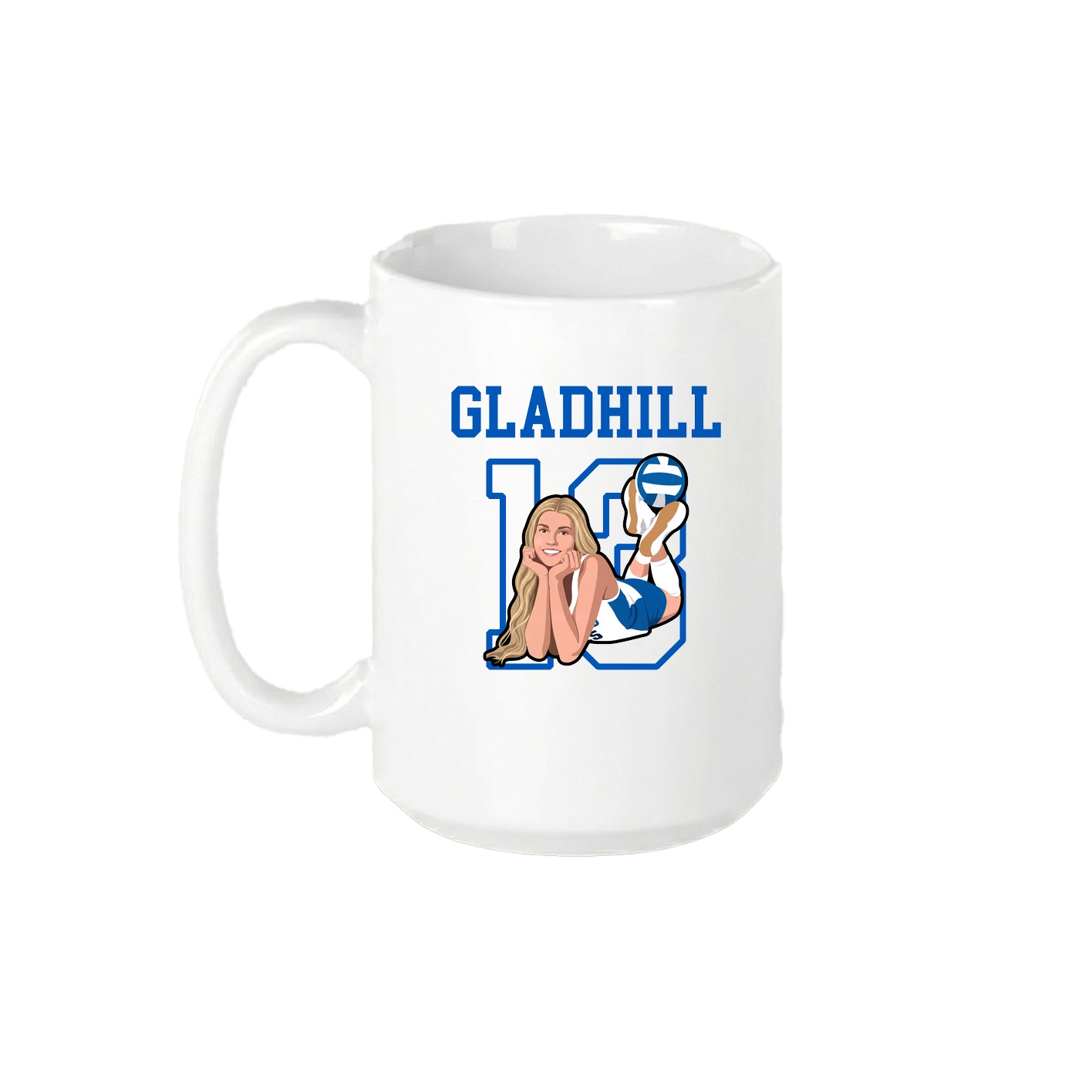 15oz Coffee Mug — Shirsey in White