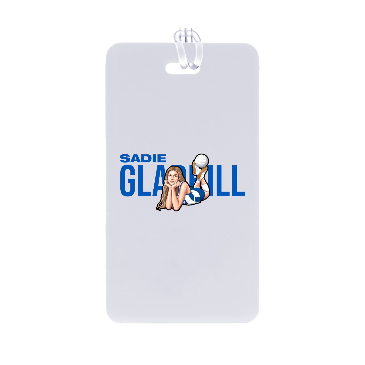 Bag Tag — Player Name in Classic
