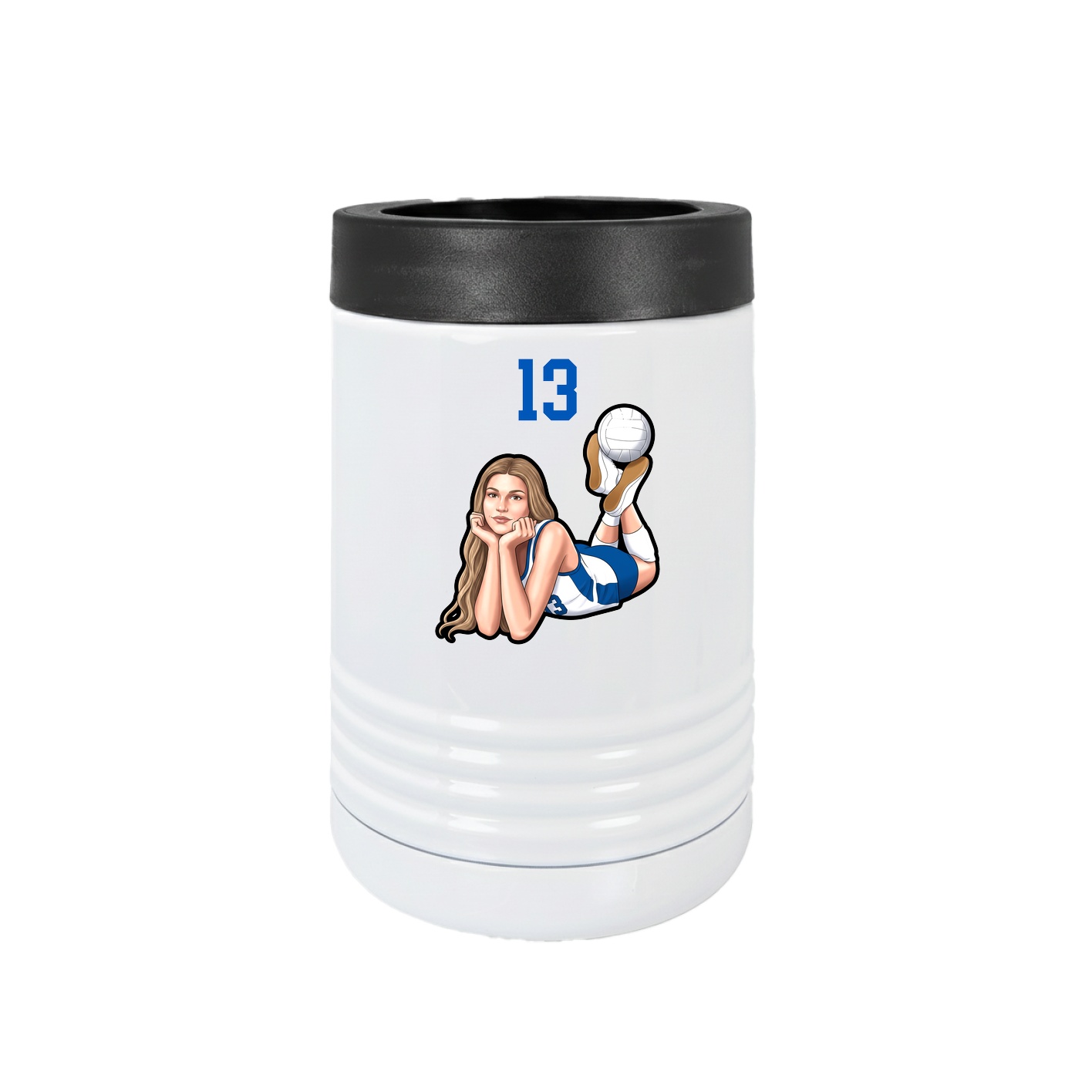 Beverage Holder — Number Top in White