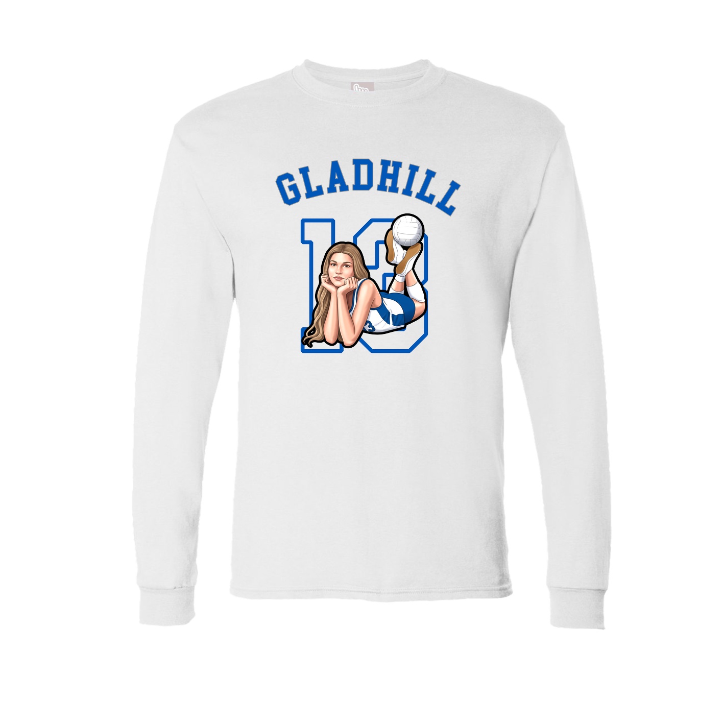 Long Sleeve Tee — Shirsey Arch in White