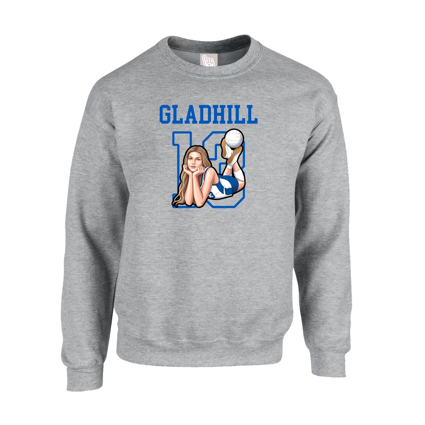 Fleece Crew — Shirsey in Grey