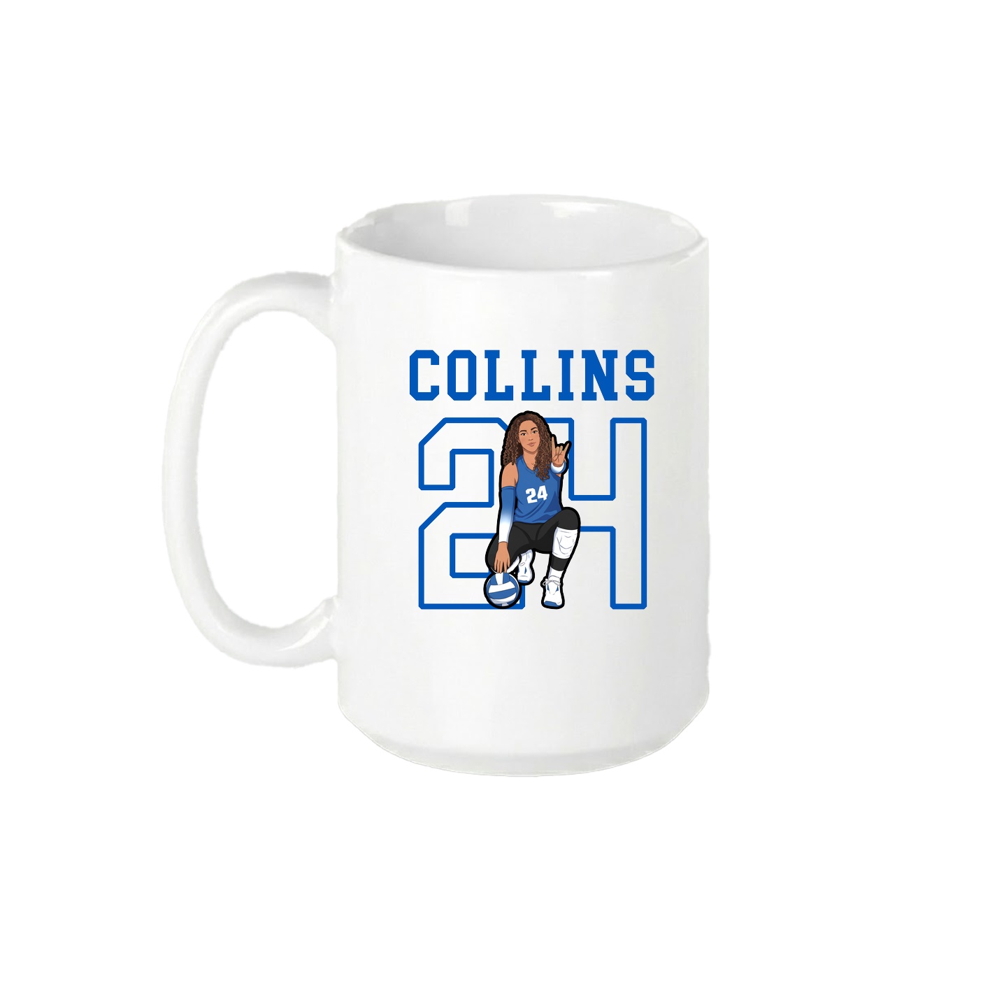 15oz Coffee Mug — Shirsey in White