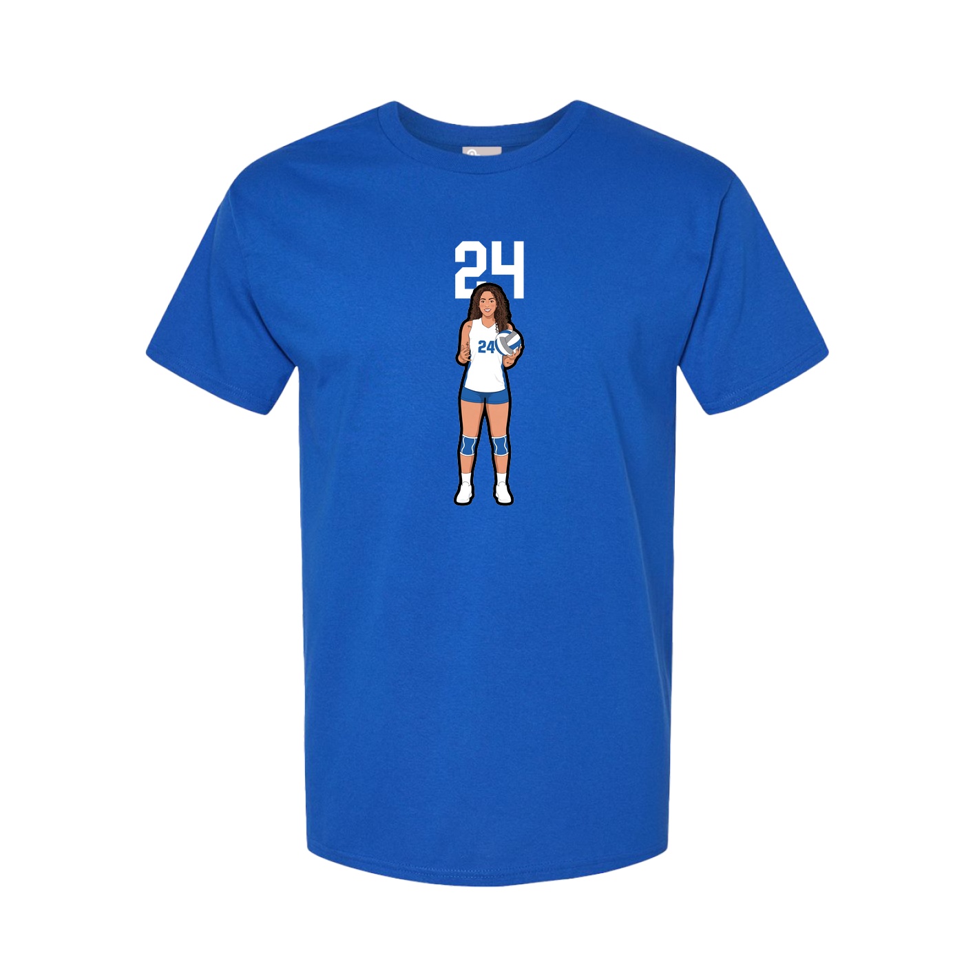 Tee — Number Top in Royal