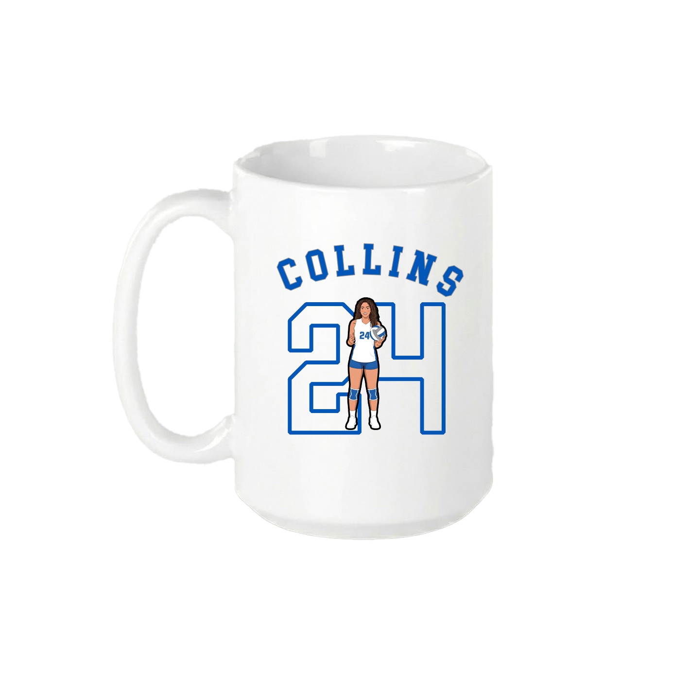 15oz Coffee Mug — Shirsey Arch in White