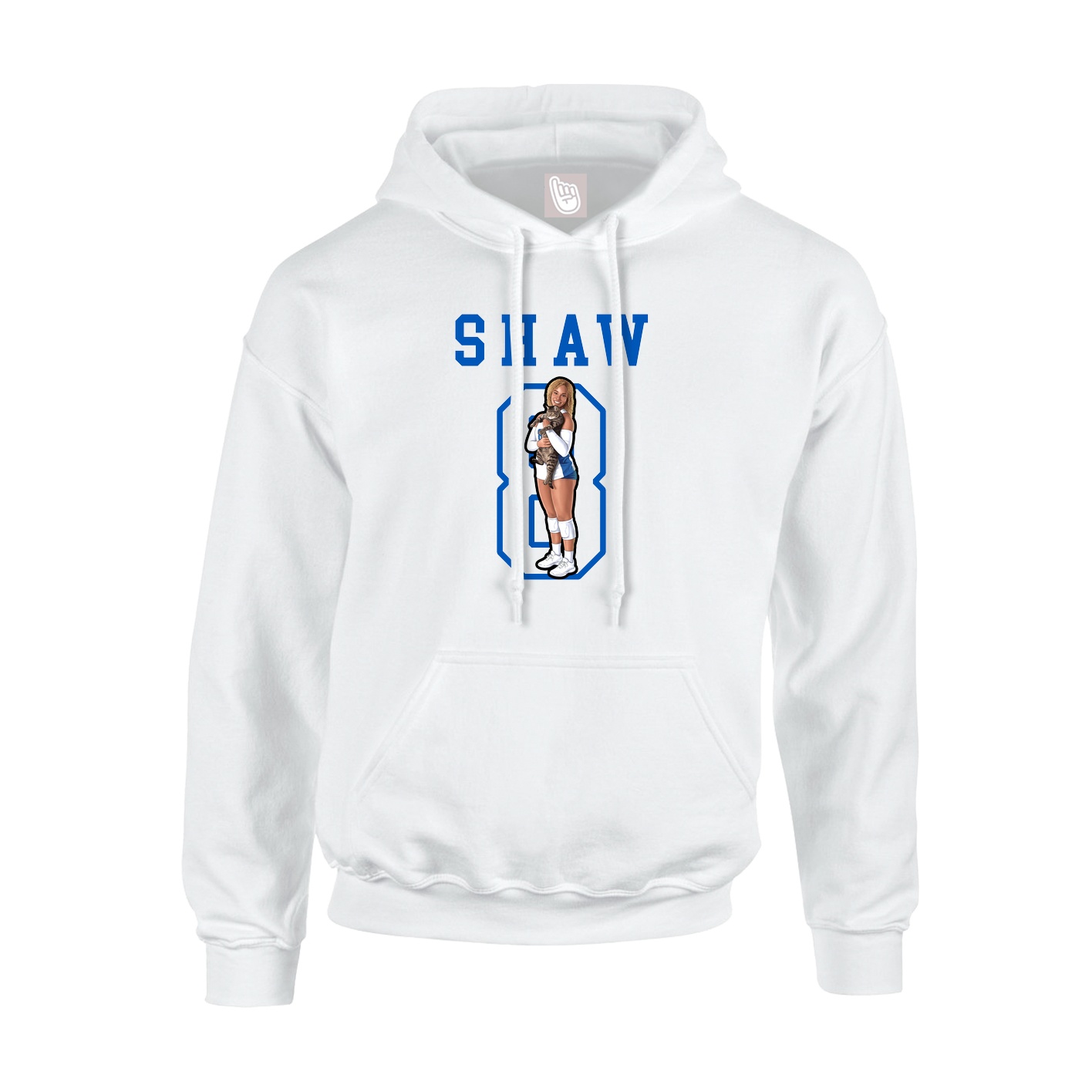 Youth Hoodie — Shirsey in White
