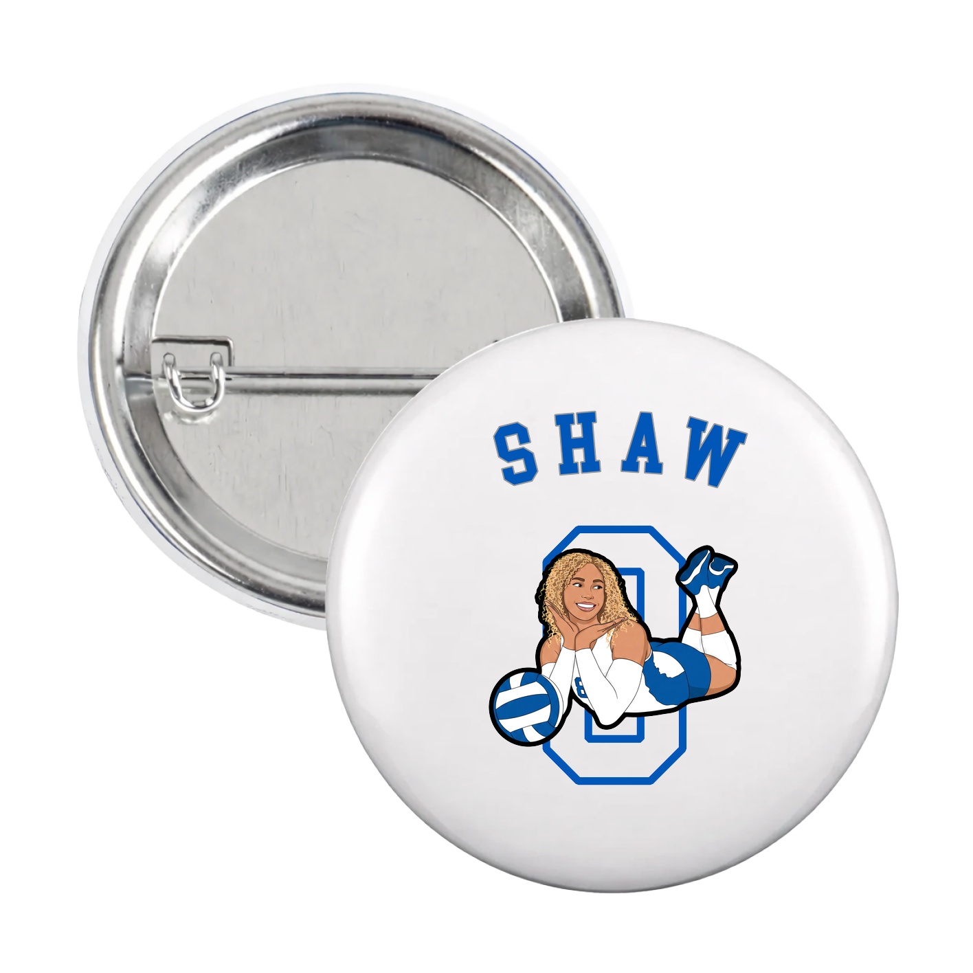 Game Day Button — Shirsey Arch in White