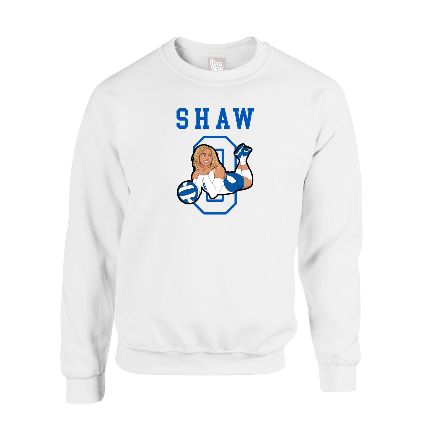 Fleece Crew — Shirsey in White