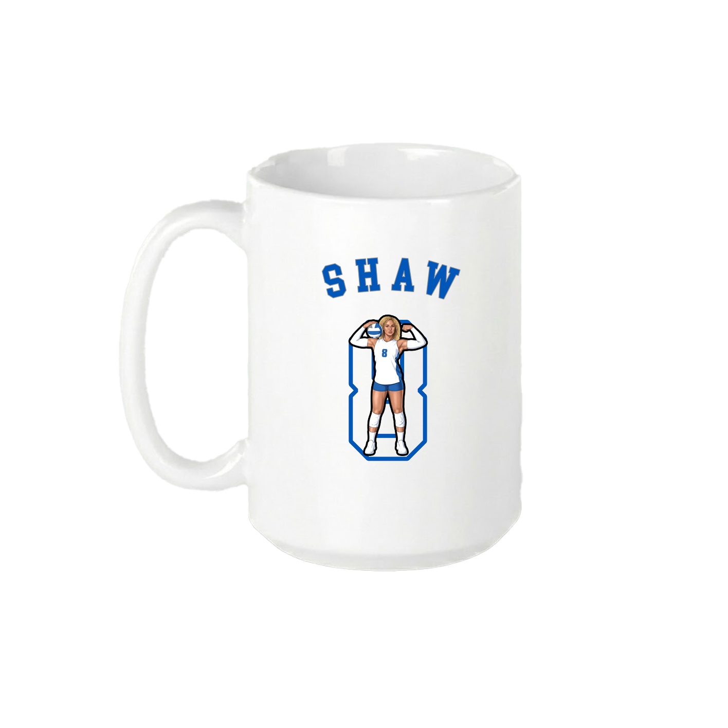 15oz Coffee Mug — Shirsey Arch in White