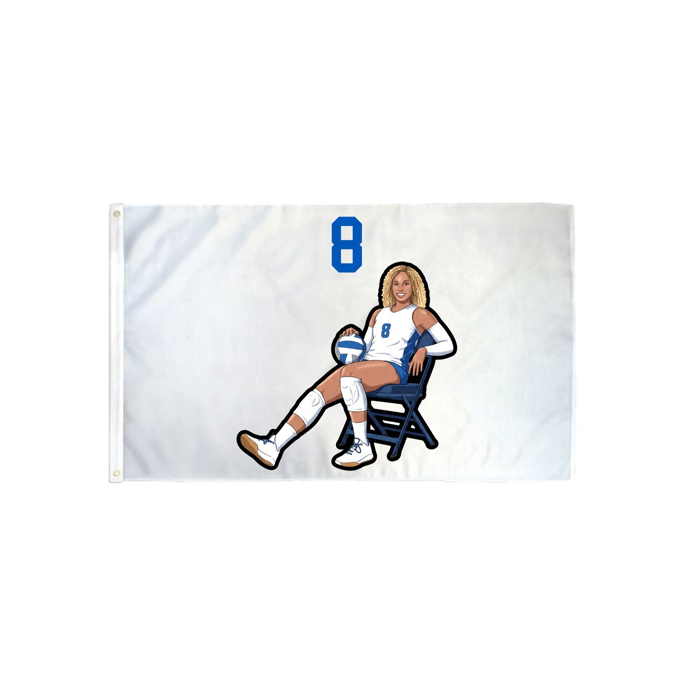 3x5 Flag — Number Top in Classic