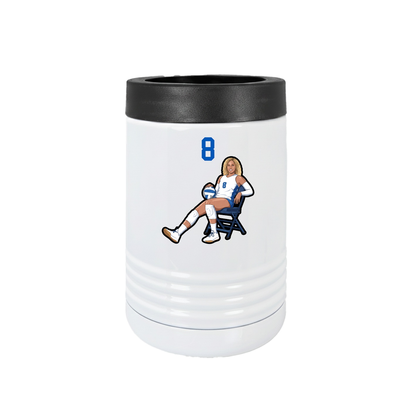 Beverage Holder — Number Top in White