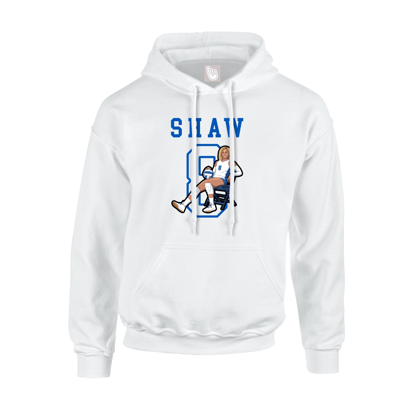 Hoodie — Shirsey in White