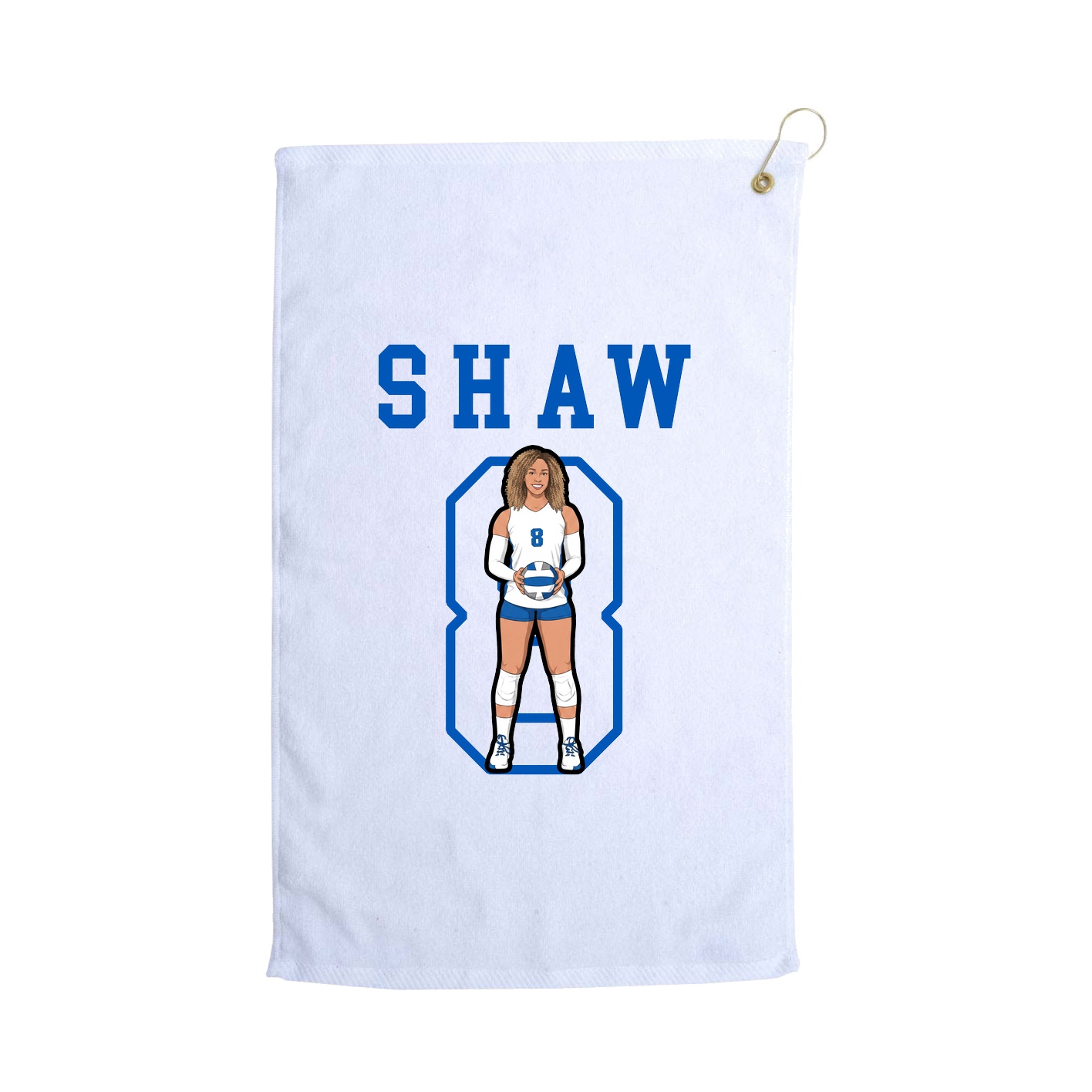Golf Towel — Shirsey in White