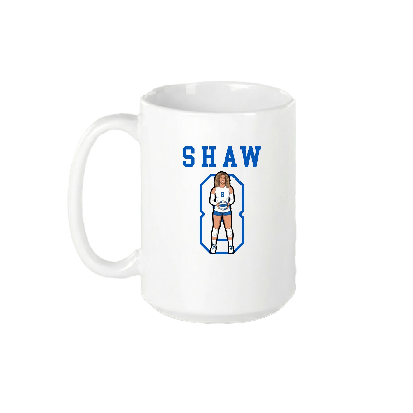 15oz Coffee Mug — Shirsey in White
