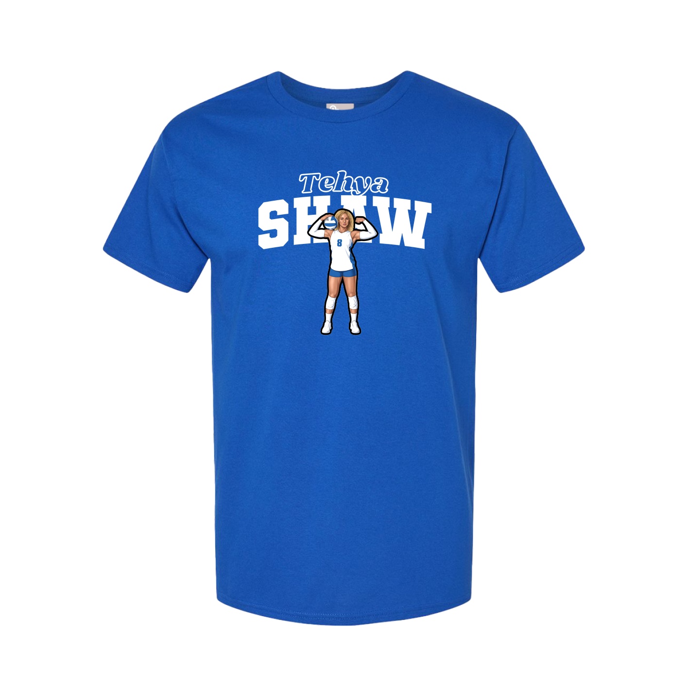Tee — Name Arch in Royal