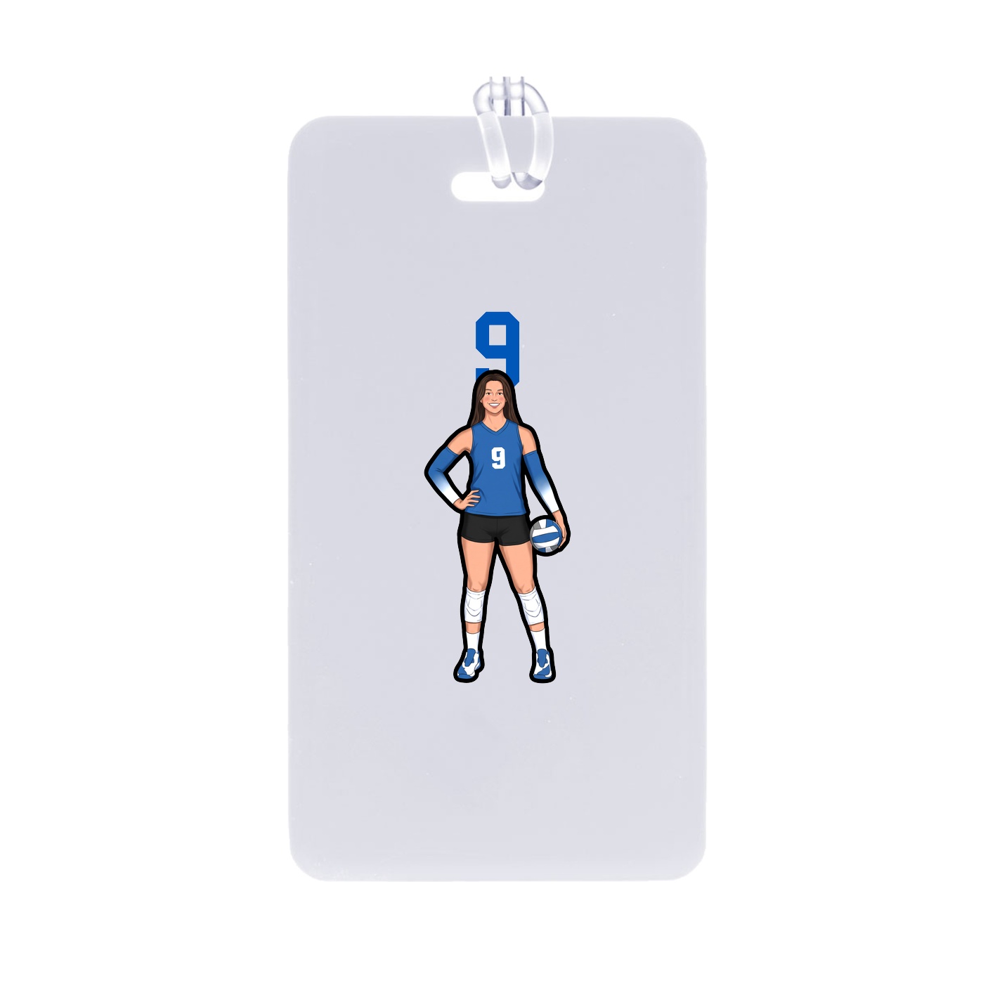 Bag Tag — Number Top in Classic