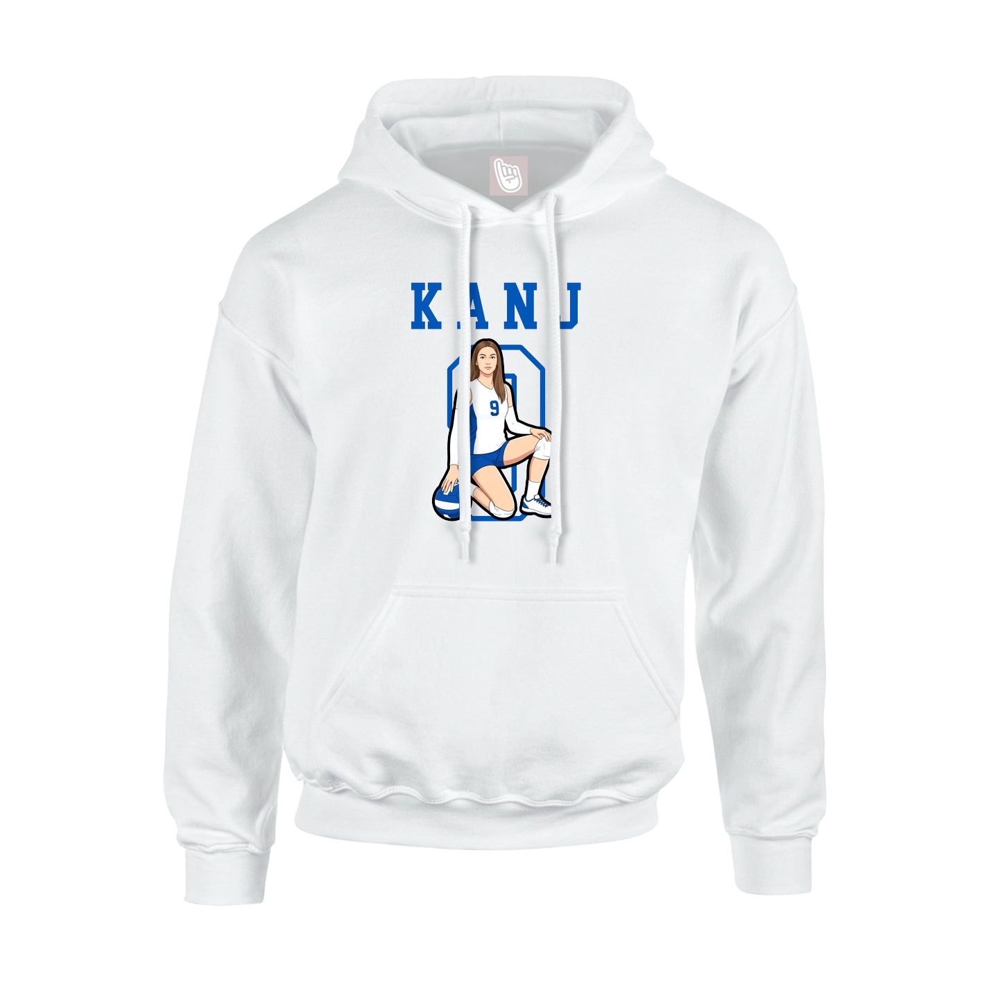 Hoodie — Shirsey in White