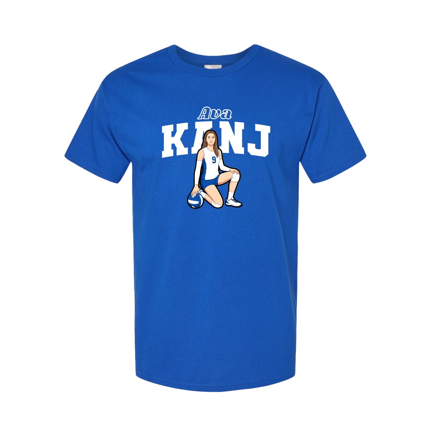 Tee — Name Arch in Royal