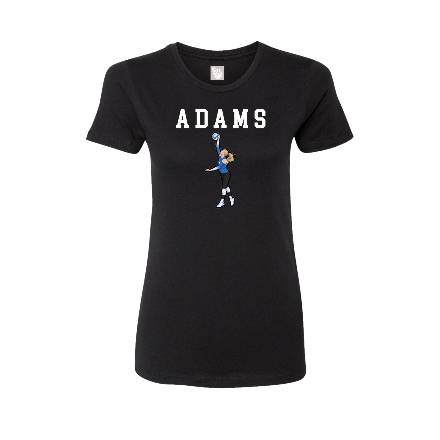 Fitted Women's Tee — Shirsey in Black