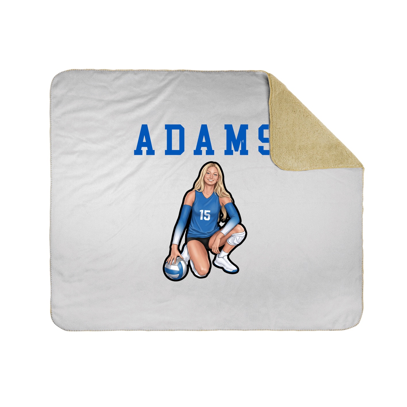 Throw Blanket — Shirsey in White