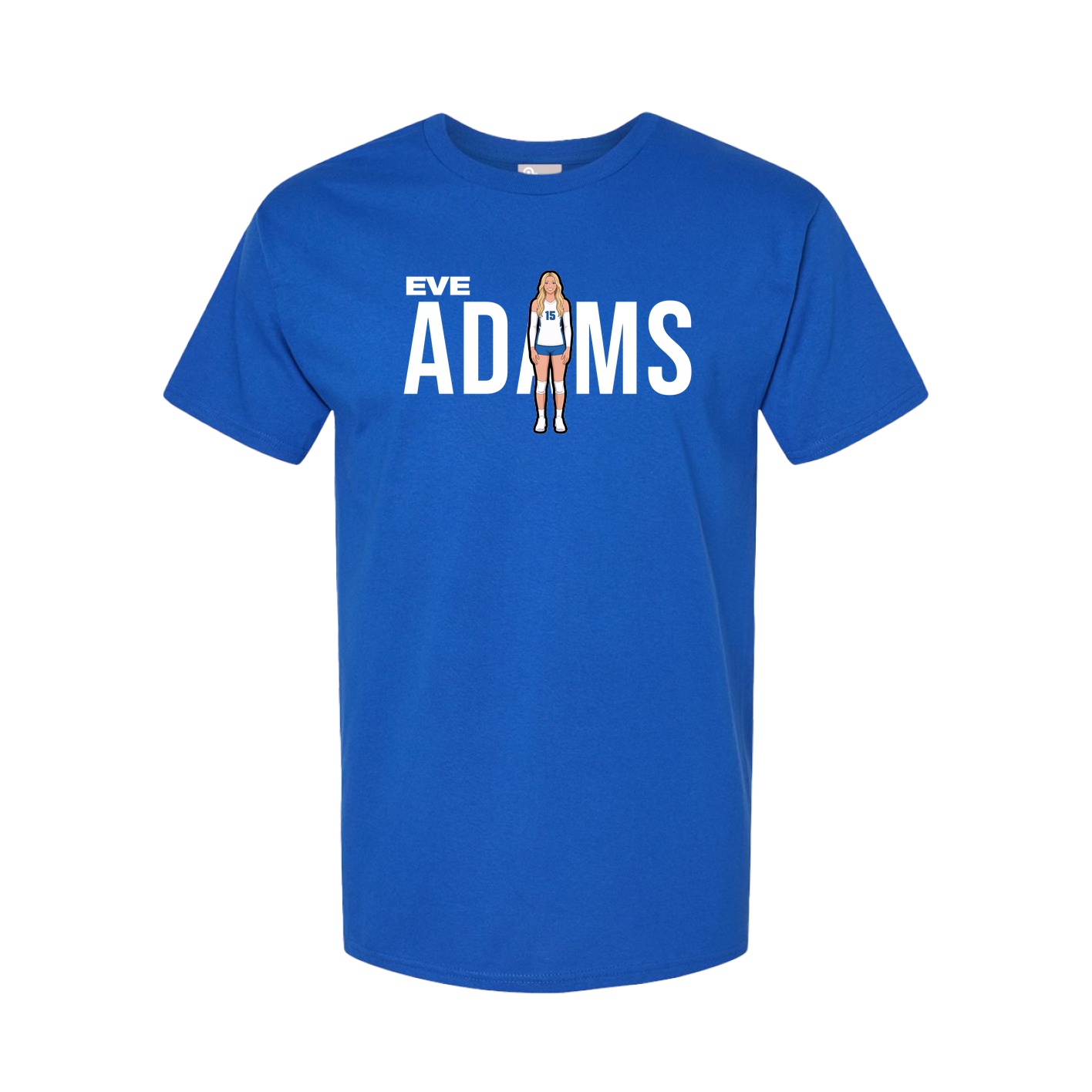 Youth Tee — Player Name in Royal
