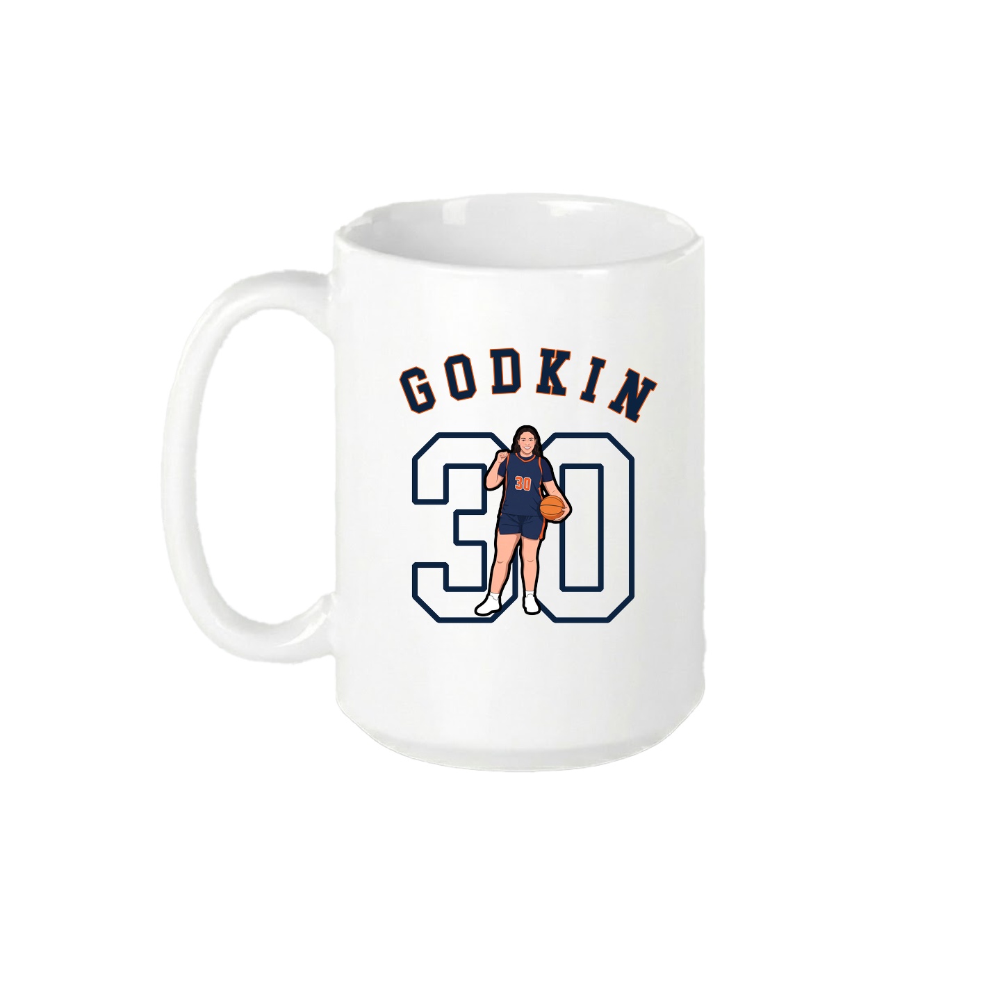 15oz Coffee Mug — Shirsey Arch in White