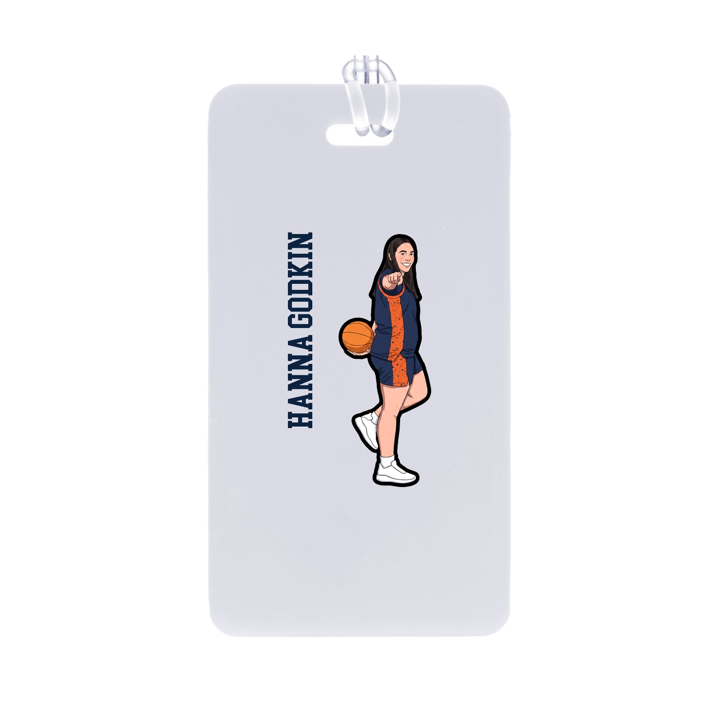 Bag Tag — Name Vertical in Classic