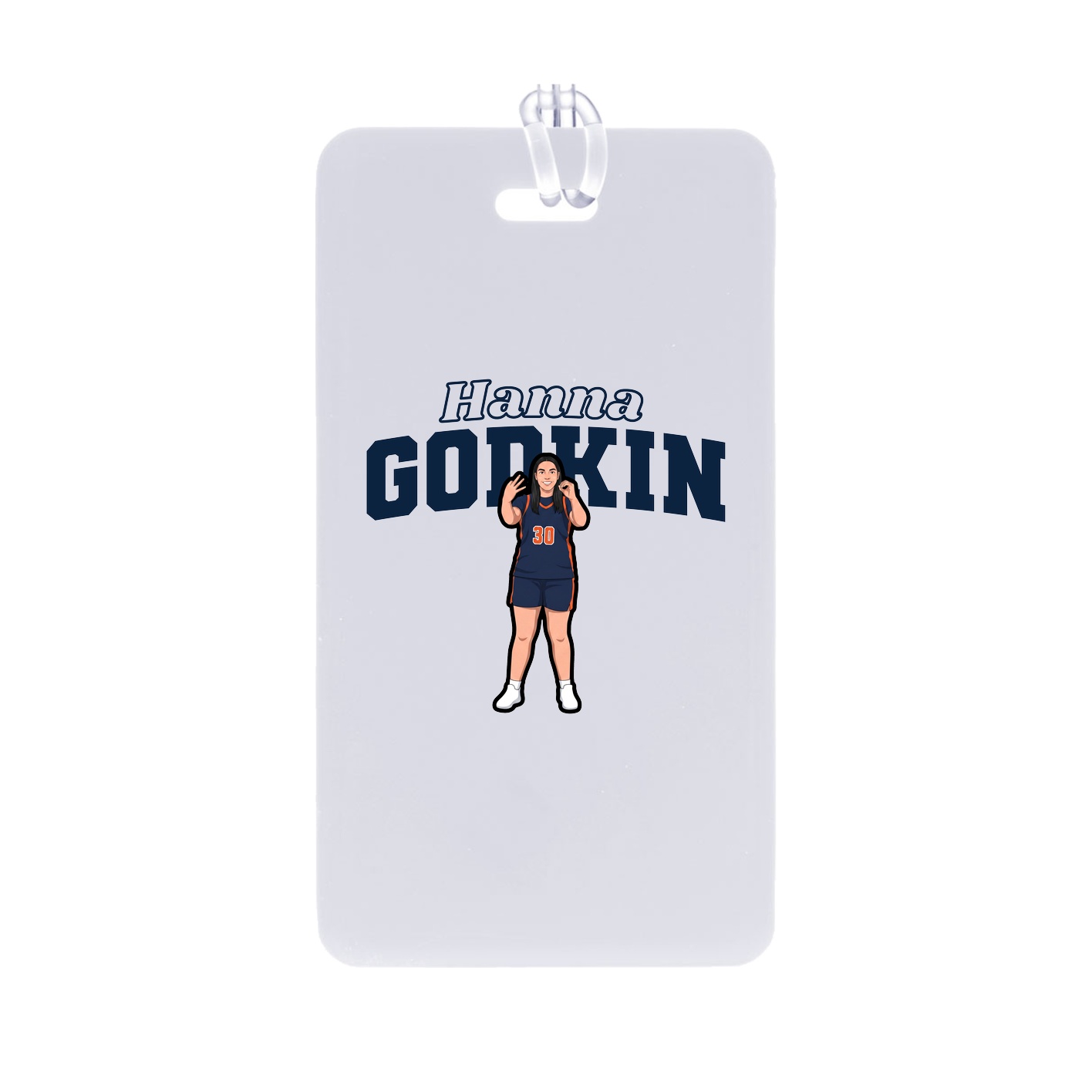 Bag Tag — Name Arch in Classic