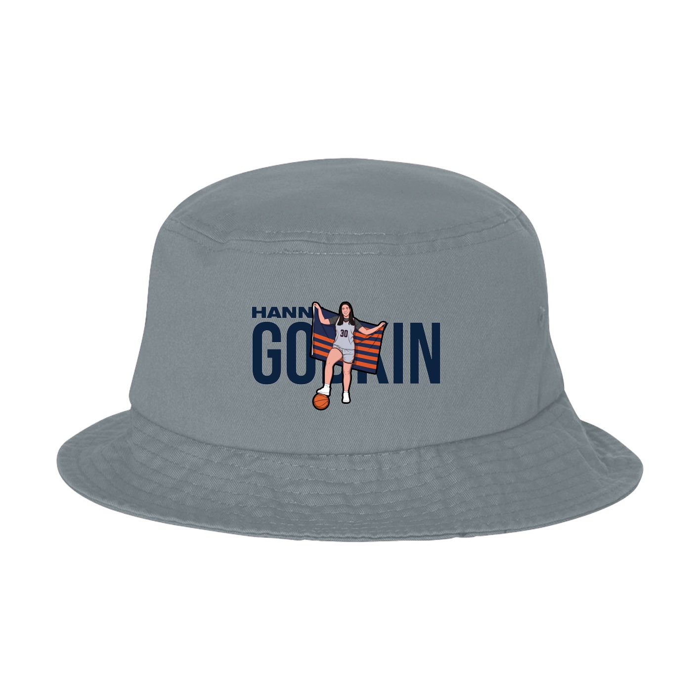 Bucket Cap — Player Name in Grey