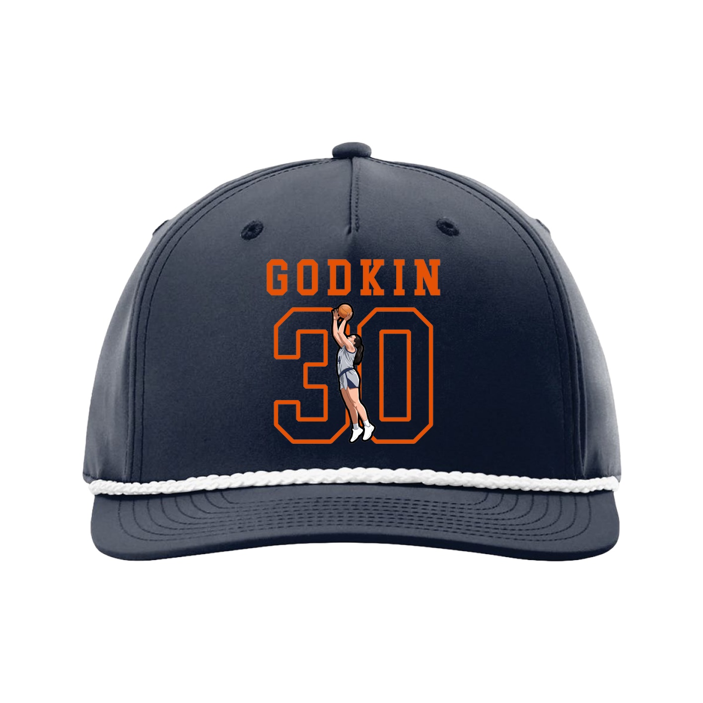 Five-Panel Classic Rope Cap — Shirsey in Navy