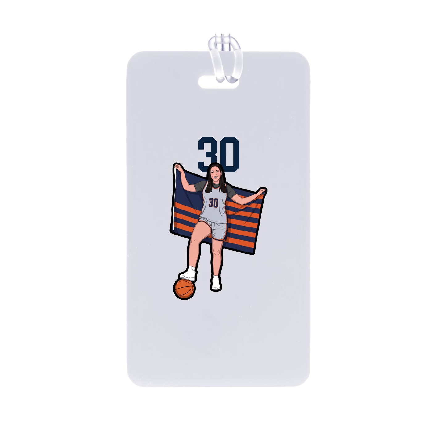 Bag Tag — Number Top in Classic