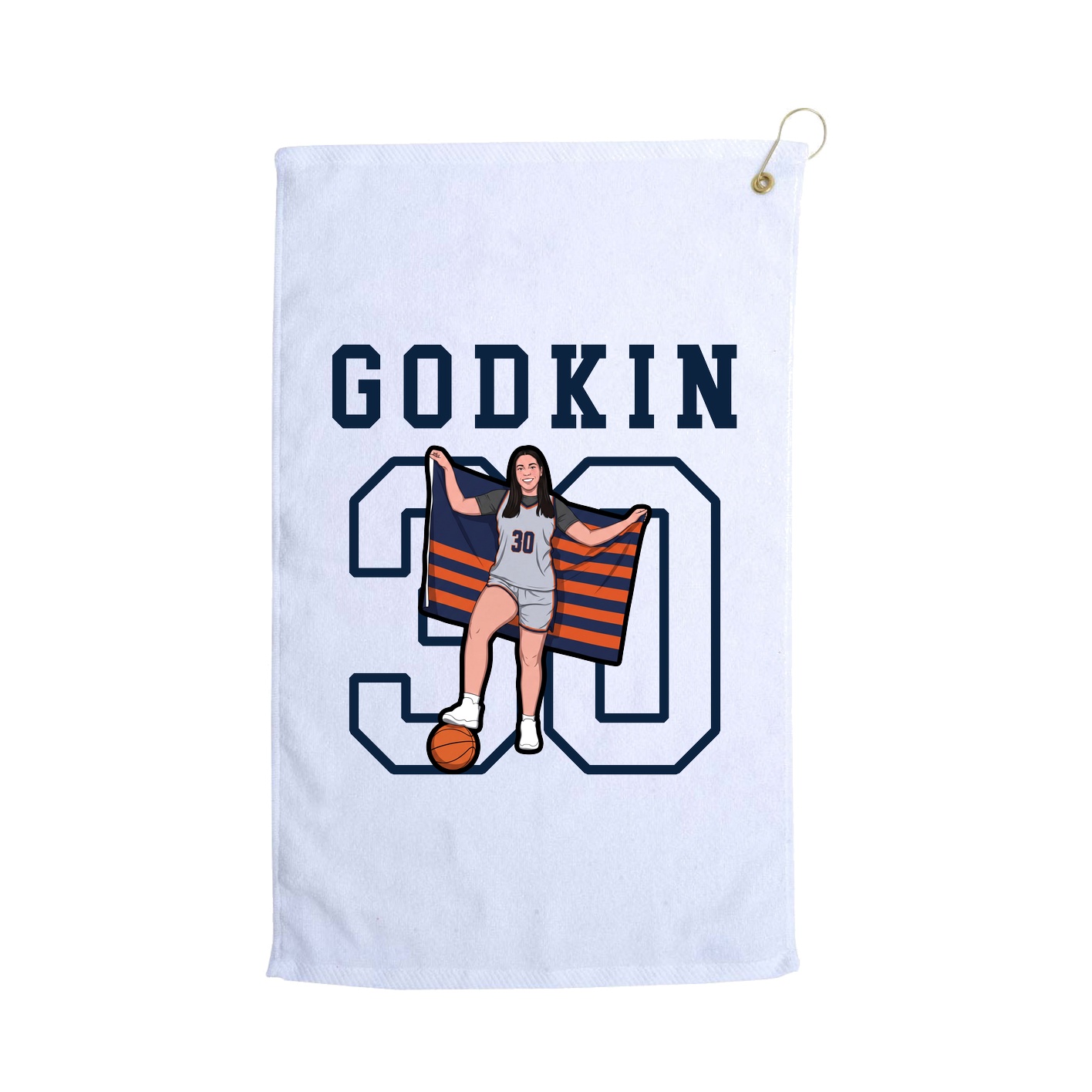 Golf Towel — Shirsey in White