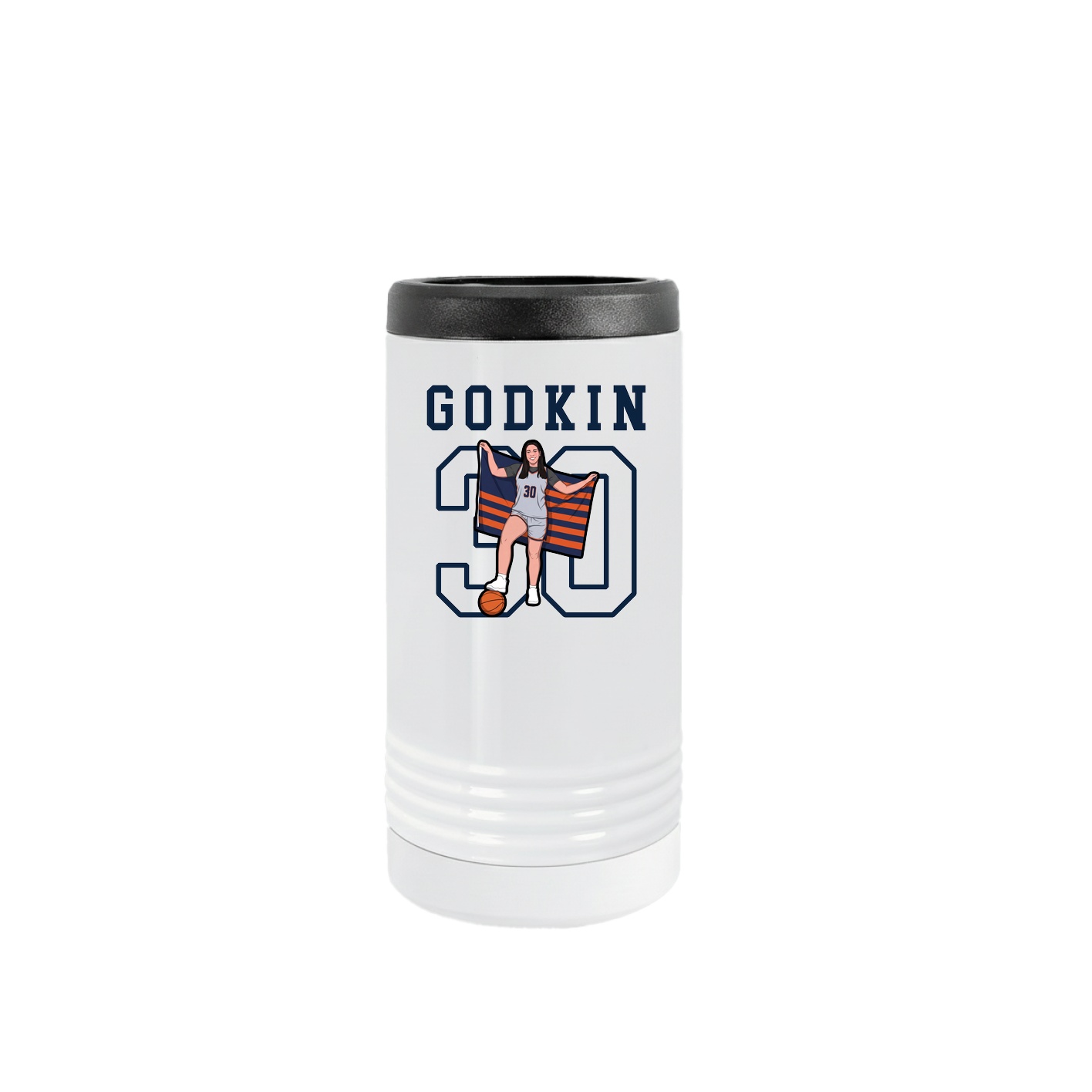 Slim Beverage Holder — Shirsey in White
