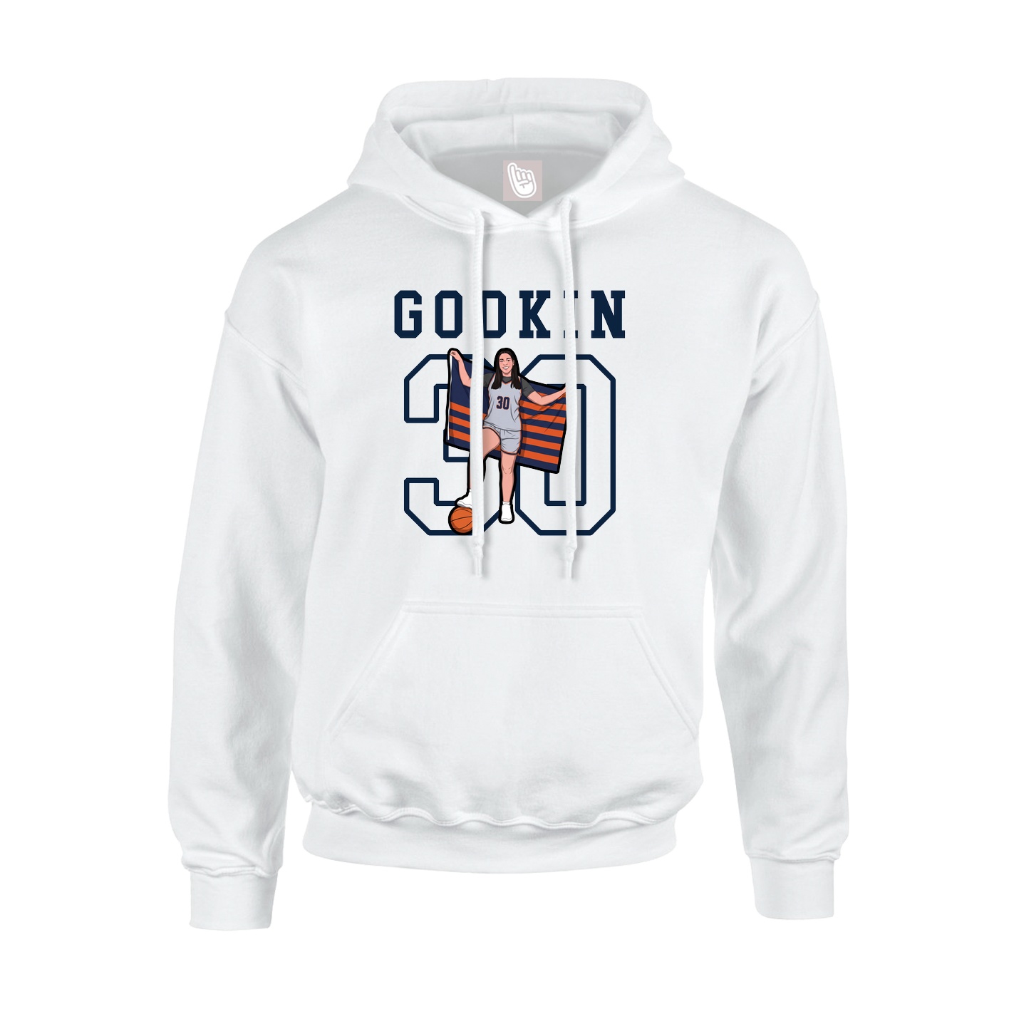 Hoodie — Shirsey in White