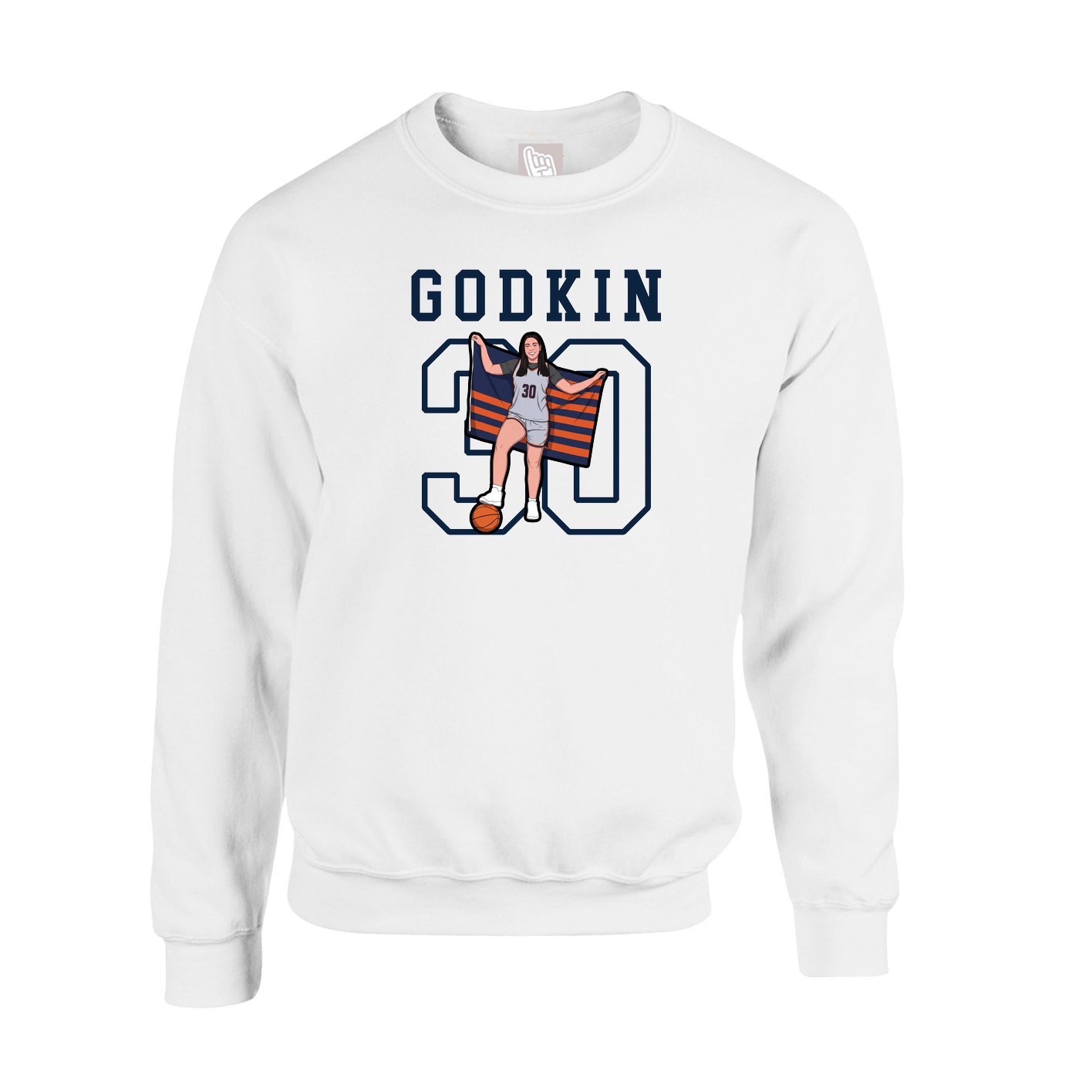 Fleece Crew — Shirsey in White