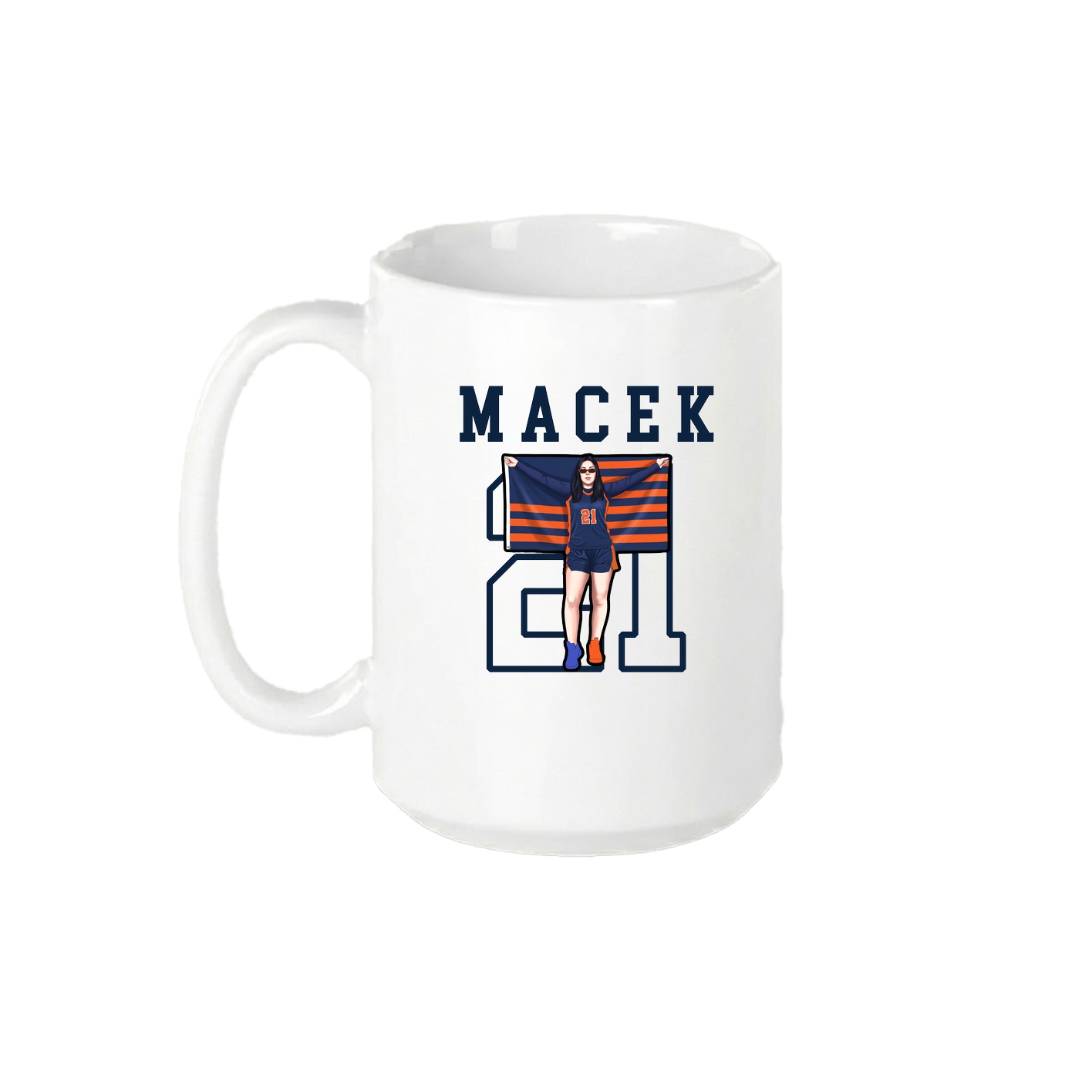 15oz Coffee Mug — Shirsey in White