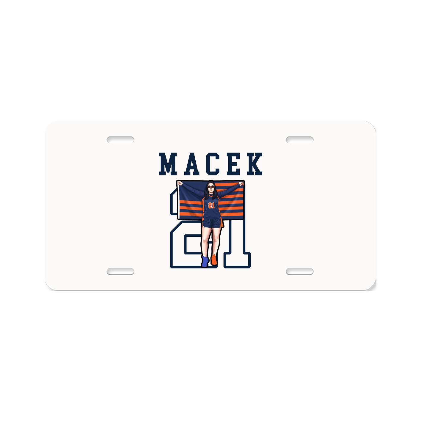 License Plate — Shirsey in Classic