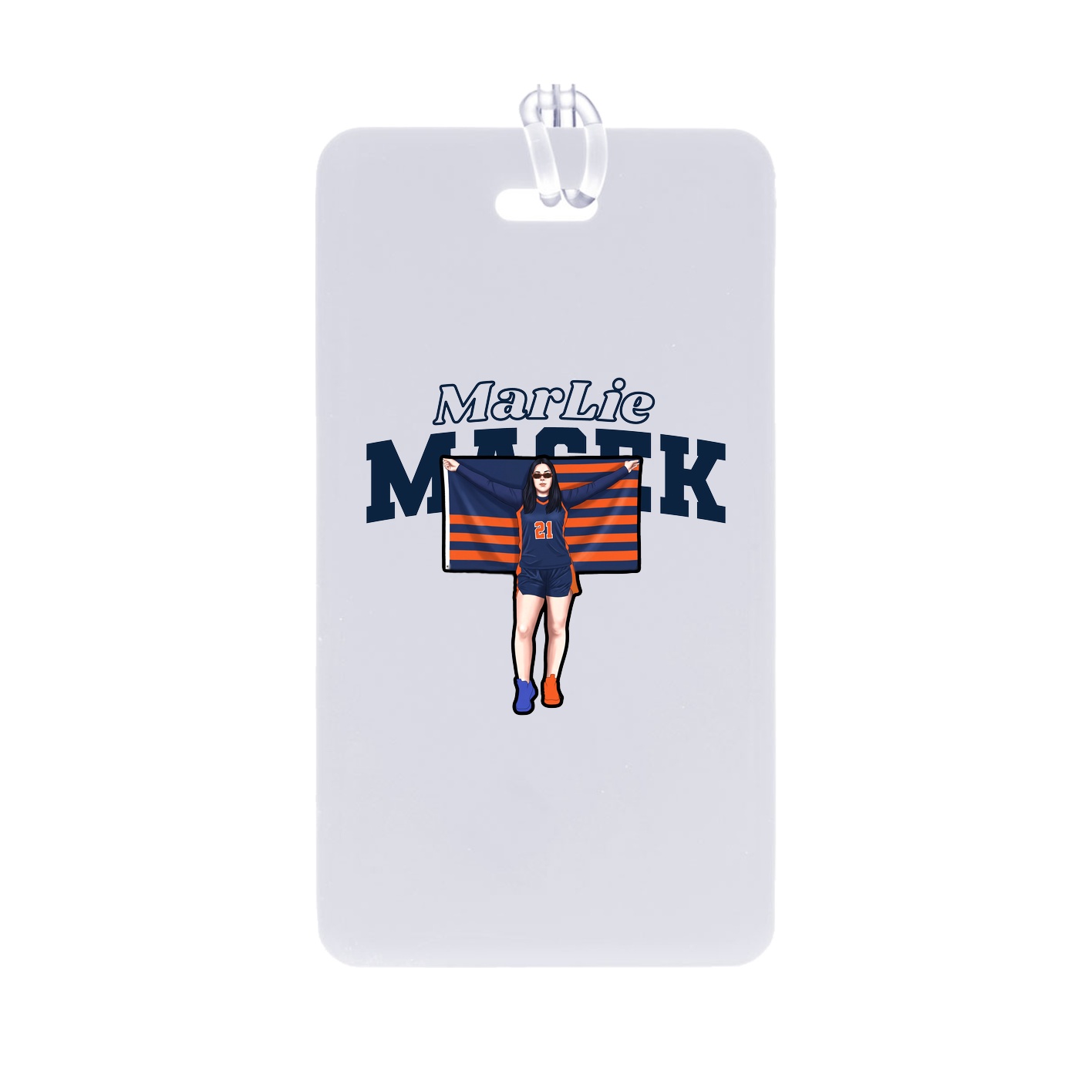 Bag Tag — Name Arch in Classic