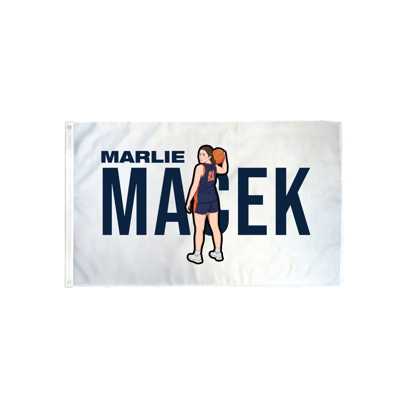 3x5 Flag — Player Name in Classic