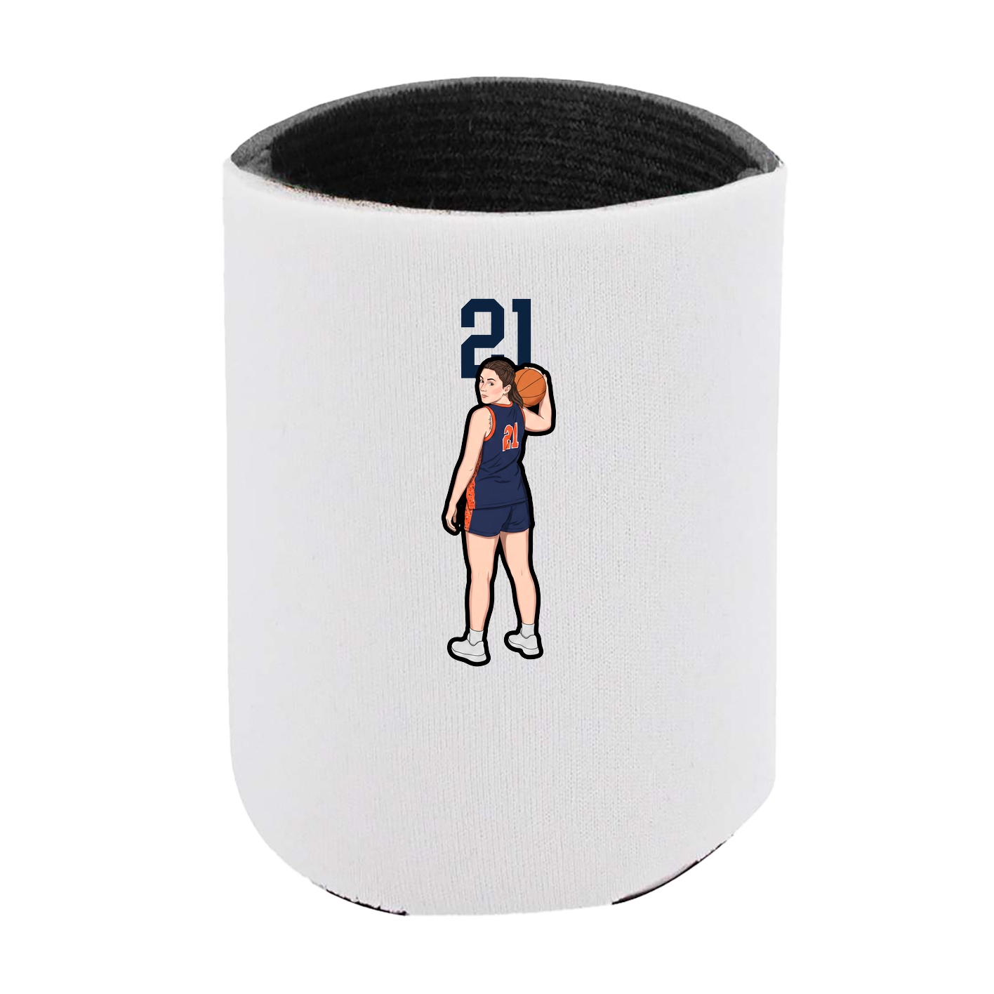 Can Holder — Number Top in White