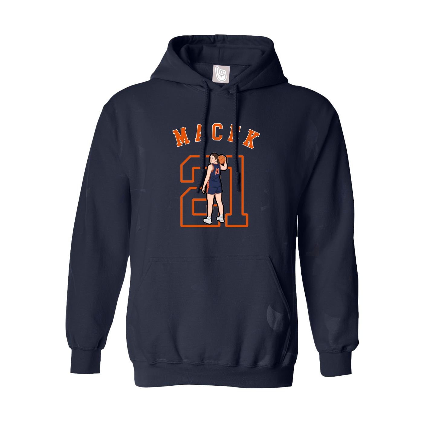 Youth Hoodie — Shirsey Arch in Navy