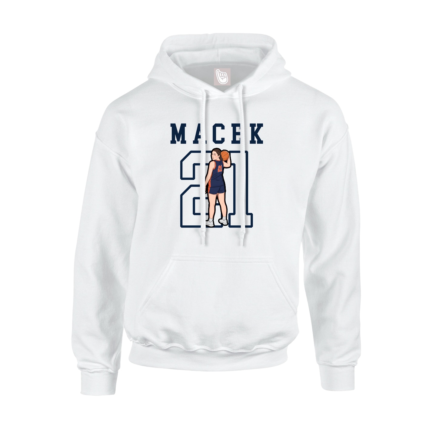 Youth Hoodie — Shirsey in White