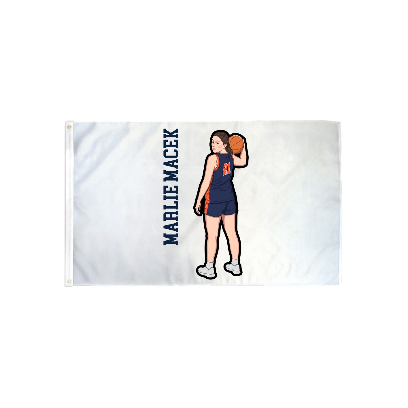 3x5 Flag — Name Vertical in Classic