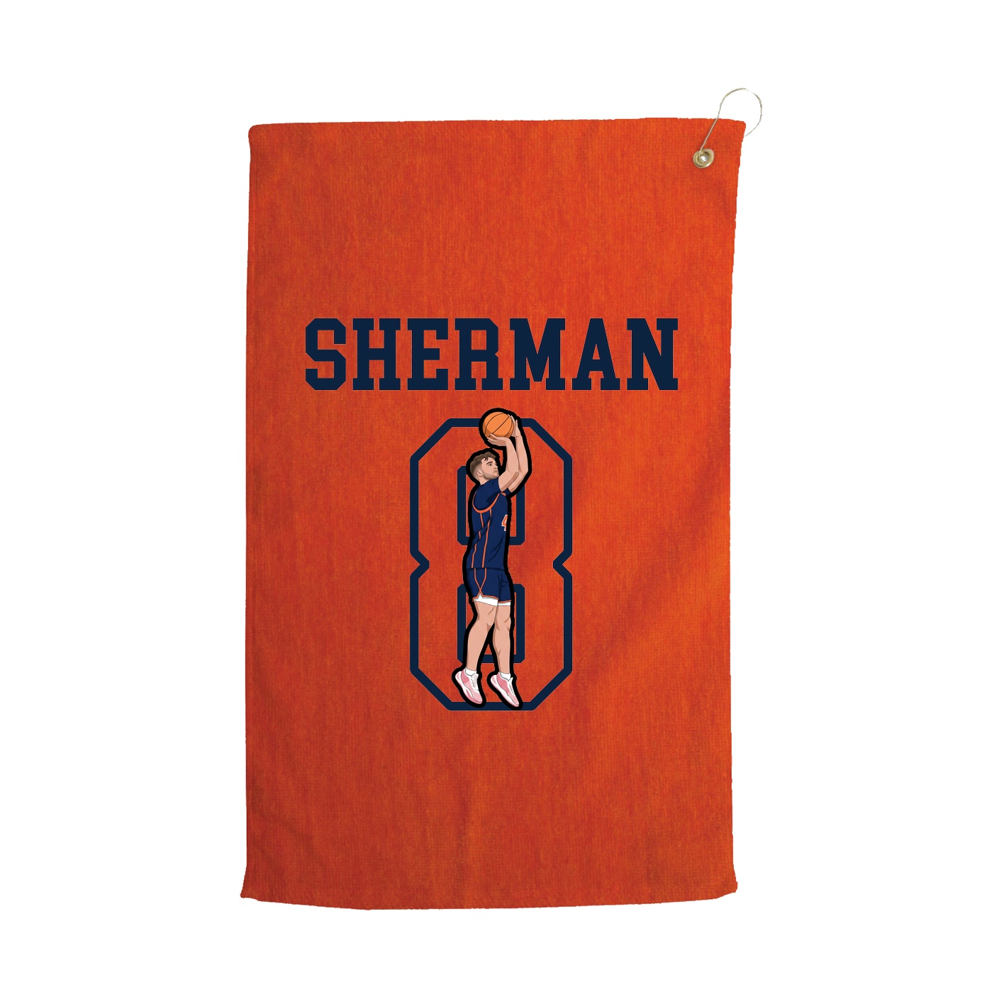 Golf Towel — Shirsey in Orange