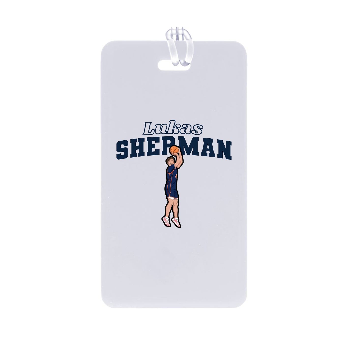 Bag Tag — Name Arch in Classic